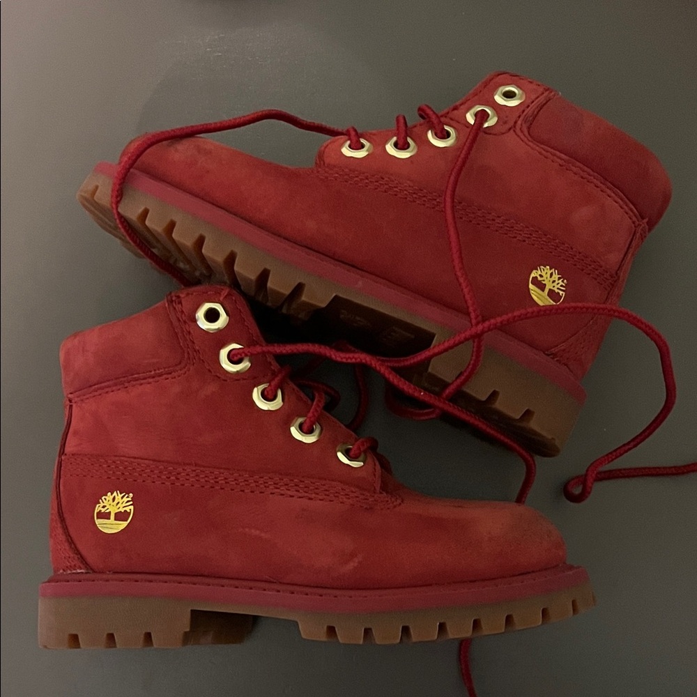 Timberland Kids Red Boots